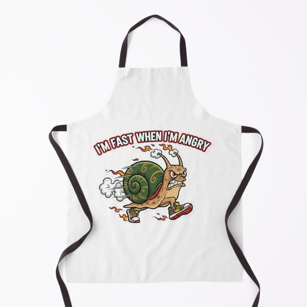 Item preview, I’m Fast When I’m Angry – Funny Snail Cartoon Speed Meme T-Shirt designed and sold by ZYNORAworld.