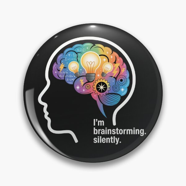Item preview, I’m Brainstorming Silently – Creative Thinking & Quiet Genius Design designed and sold by WatchesAndMore.