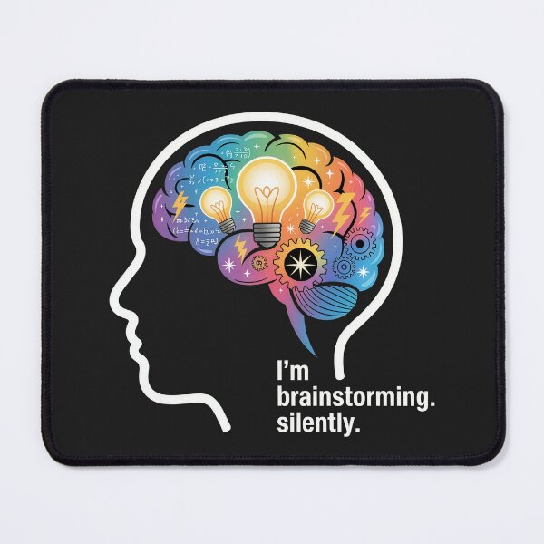 Item preview, I’m Brainstorming Silently – Creative Thinking & Quiet Genius Design designed and sold by WatchesAndMore.