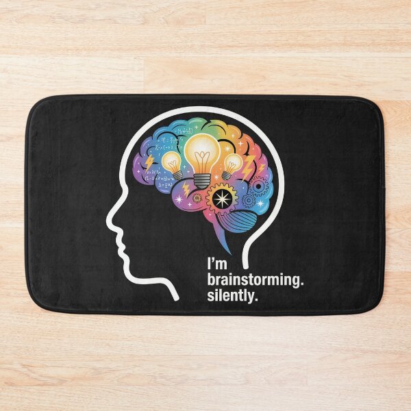 Item preview, I’m Brainstorming Silently – Creative Thinking & Quiet Genius Design designed and sold by WatchesAndMore.