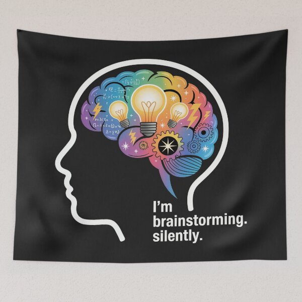 Item preview, I’m Brainstorming Silently – Creative Thinking & Quiet Genius Design designed and sold by WatchesAndMore.