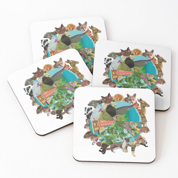 Item preview, B is for British Wildlife ,British Wildlife – Native Animals of the UK Nature Illustration designed and sold by PrettylittlepastelUk.