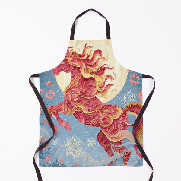 Item preview, Lunar Quilling Horse in Crimson Gold designed and sold by Turocks.