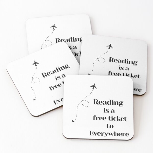 Item preview, Copy of Reading is a free ticket to everywhere. designed and sold by Ayagamea.