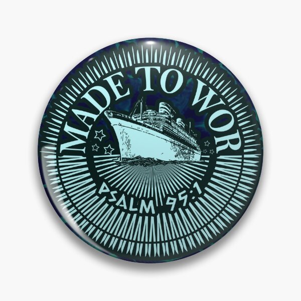 Item preview, Made to Worship - Rebus- Psalm 107:23 -  Nautical Christian Apparel | white designed and sold by ZechJohnRB.