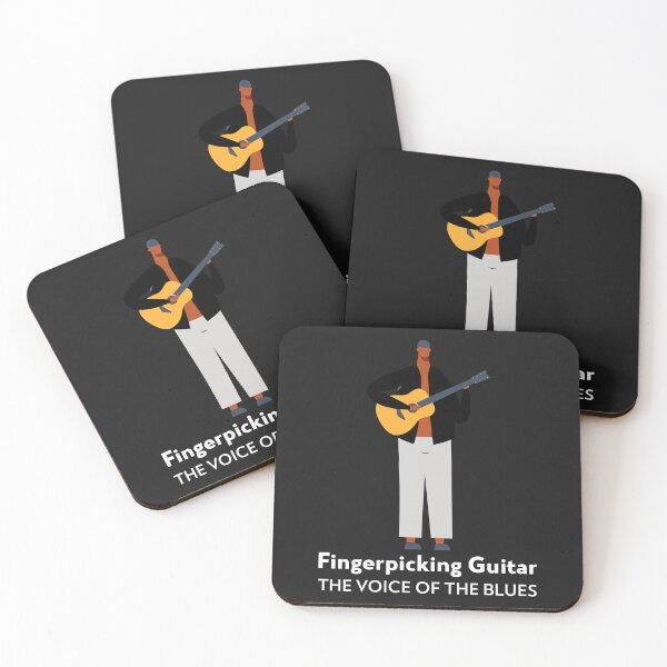 Item preview, Fingerpicking Guitar The Voice of the Blues T-shirt designed and sold by BdawgsFactory.