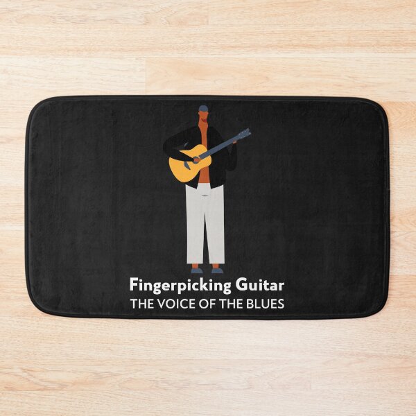 Item preview, Fingerpicking Guitar The Voice of the Blues T-shirt designed and sold by BdawgsFactory.
