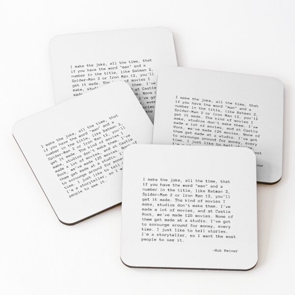Item preview, Rob Reiner on Studio Films and Storytelling designed and sold by PopCultureArtShop.