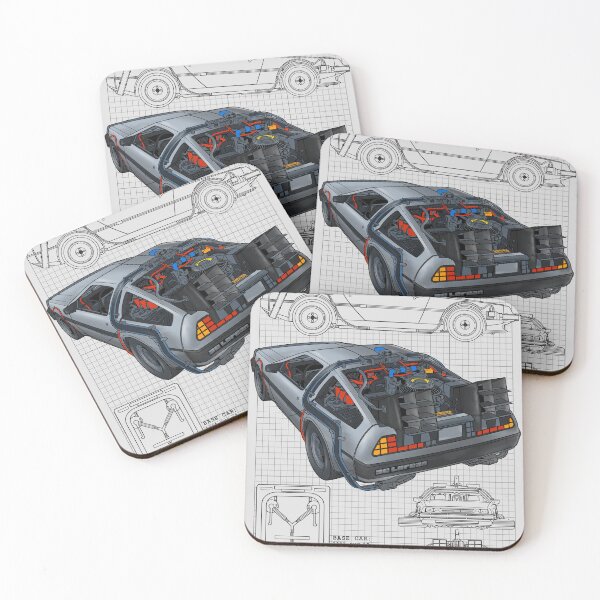 Item preview, Back to the Future Delorean Blueprint designed and sold by iannyuk.