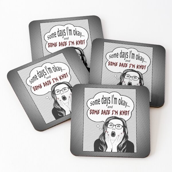 Item preview, Some Days I’m Okay. designed and sold by UltraQuirky.