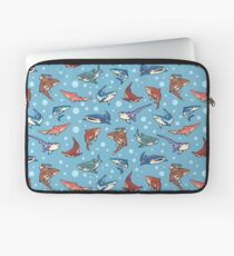 Haie im Hellblau Laptoptasche