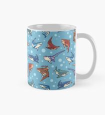 Haie im Hellblau Tasse (Standard)