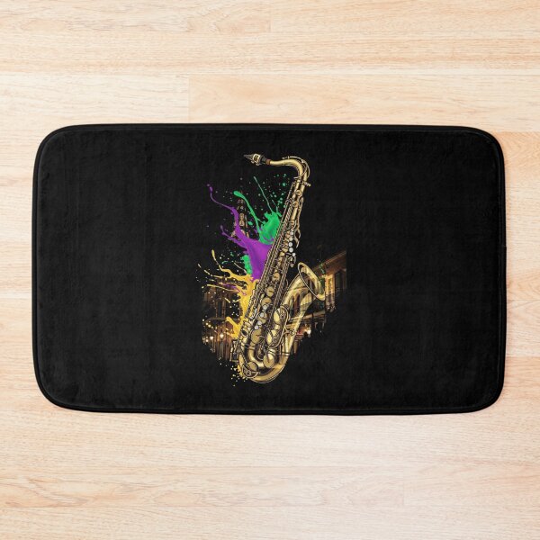 Item preview, Mardi Gras Jazz Saxophone - New Orleans Neon Music Art designed and sold by Design_Your_Day.