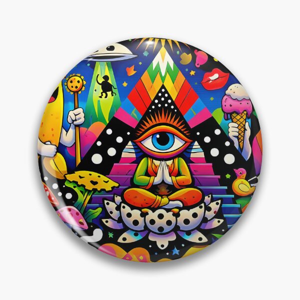 Item preview, Psychedelic Cosmic Satire designed and sold by KirstenStar.