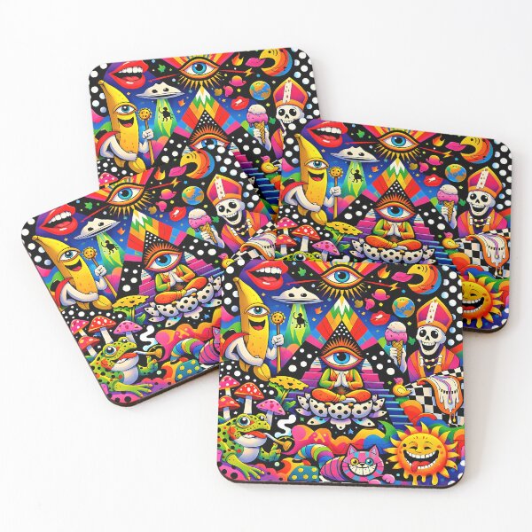 Item preview, Psychedelic Cosmic Satire designed and sold by KirstenStar.
