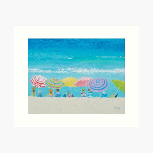 Item preview, Beach painting - Color of Summer designed and sold by MatsonArtDesign.