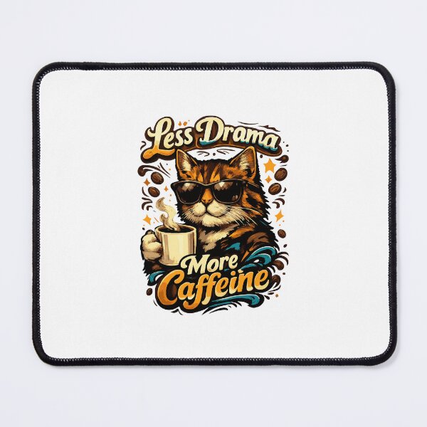 Item preview, Cool Cat Coffee Vibes designed and sold by -DEEWOLF-.