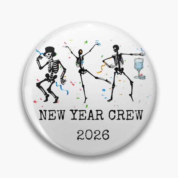 Item preview, Nurse Skeleton New Year Crew 2026 Funny ER ICU Party Humor, Healthcare Crew design designed and sold by adjamine.