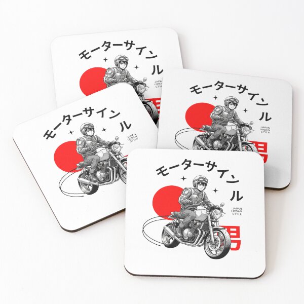 Item preview, Japan Urban Style Motorcycle — Retro Anime Biker Illustration designed and sold by Colorful-Garden.