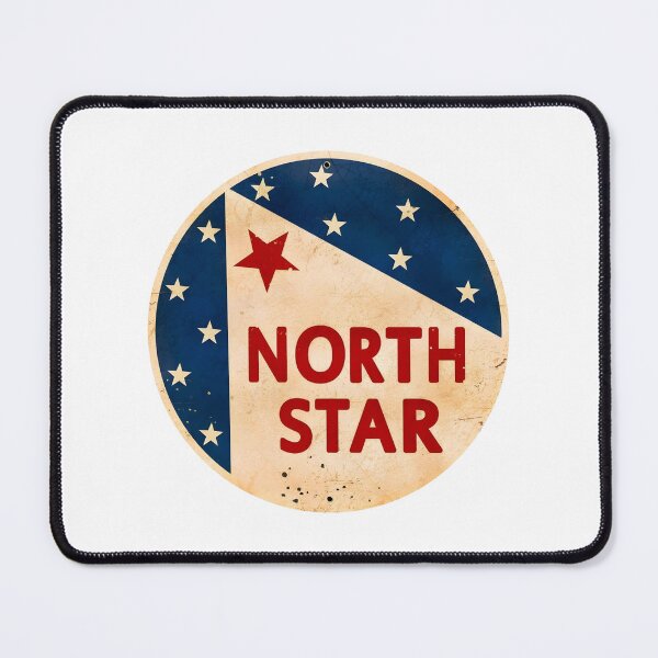 Item preview, Vintage Americana North Star Circular Metal Sign designed and sold by CharlieDesings.