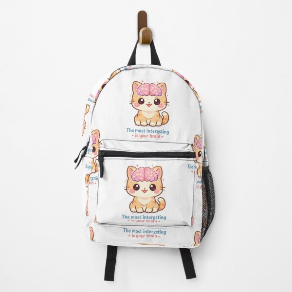 Item preview, The Most Interesting Is Your Brain – Kawaii Veterinary Neurology Cat designed and sold by Bettybee00.