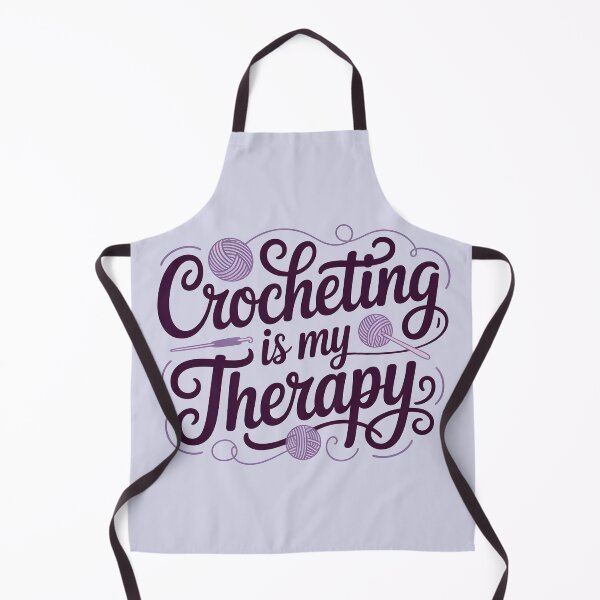 Item preview, Crocheting Is My Therapy designed and sold by Moonody Designs.