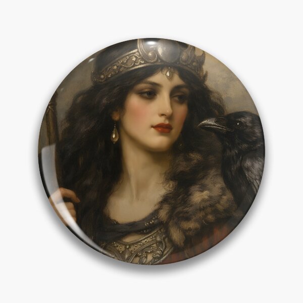 Item preview, Goddess Morrigan with Raven. designed and sold by SoniaSarkali.