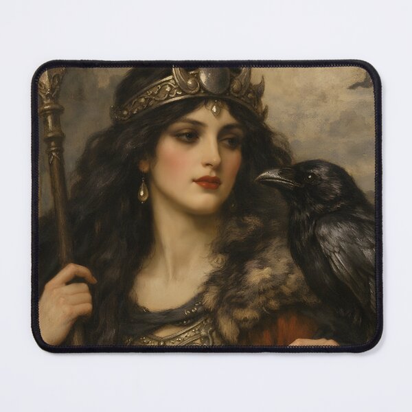 Item preview, Goddess Morrigan with Raven. designed and sold by SoniaSarkali.