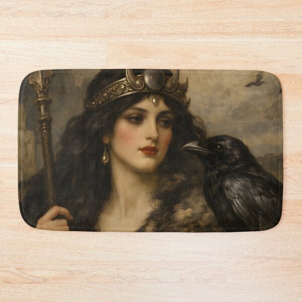 Item preview, Goddess Morrigan with Raven. designed and sold by SoniaSarkali.