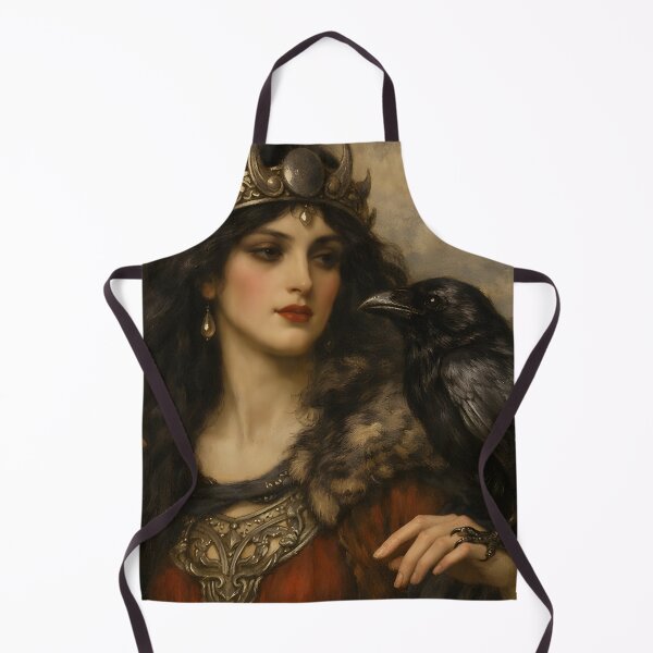 Item preview, Goddess Morrigan with Raven. designed and sold by SoniaSarkali.