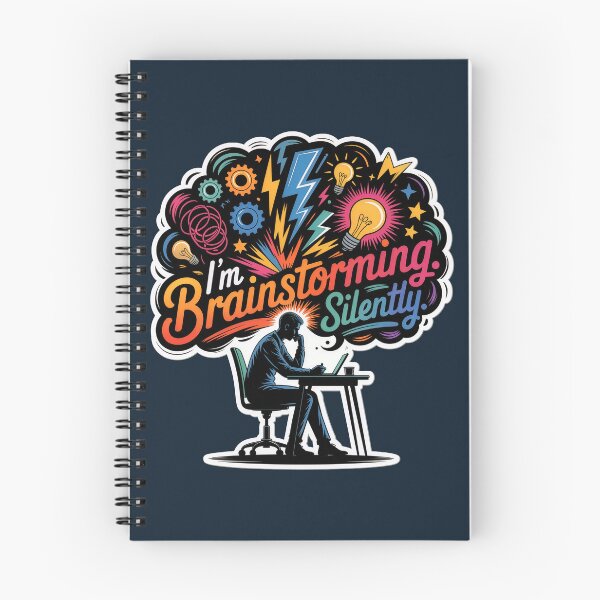 Item preview, I’m Brainstorming. Silently. – Funny Creative Thinking Design designed and sold by WatchesAndMore.