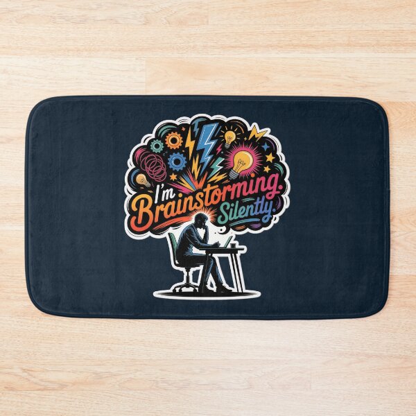 Item preview, I’m Brainstorming. Silently. – Funny Creative Thinking Design designed and sold by WatchesAndMore.