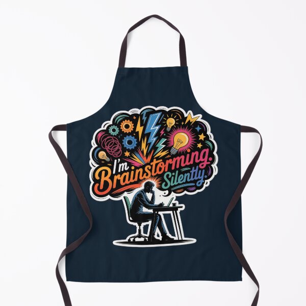 Item preview, I’m Brainstorming. Silently. – Funny Creative Thinking Design designed and sold by WatchesAndMore.