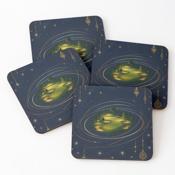 Item preview, Magical golf course under stars designed and sold by MKV Design.