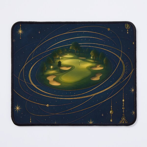 Item preview, Magical golf course under stars designed and sold by MKV Design.