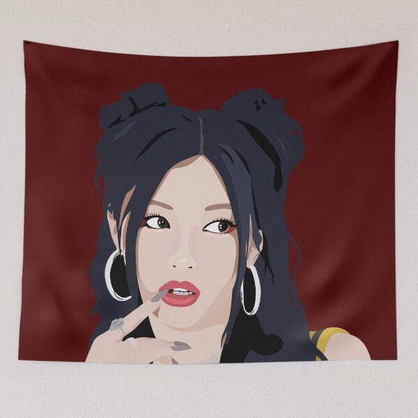 Item preview, Asa of Babymonster in a stunning vector digital portrait. designed and sold by Aome22.