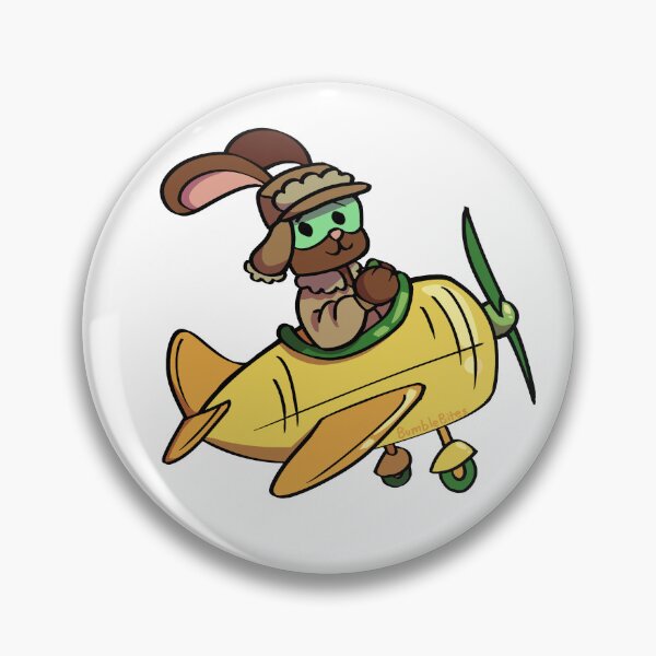 Item preview, Carrot Pilot - Funny Brown Rabbit designed and sold by BumbleBites.
