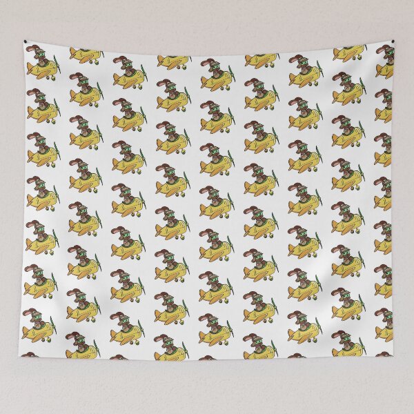 Item preview, Carrot Pilot - Funny Brown Rabbit designed and sold by BumbleBites.