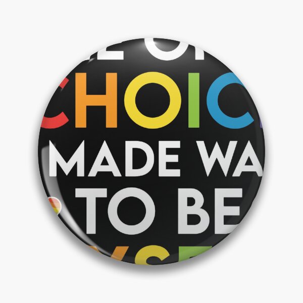 Item preview, The Only Choice I Made Was To Be Myself – Rainbow Pride Typography Design designed and sold by zevorgue.