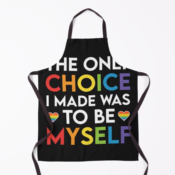 Item preview, The Only Choice I Made Was To Be Myself – Rainbow Pride Typography Design designed and sold by zevorgue.