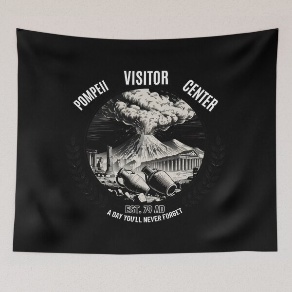 Item preview,  Pompeii Visitor Center 79 AD - A Day You'll Never Forget designed and sold by w66aboo.