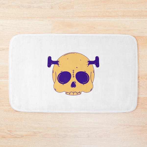 Item preview, Cute Cartoon Skull with Side Bones Halloween Art designed and sold by Horrify.