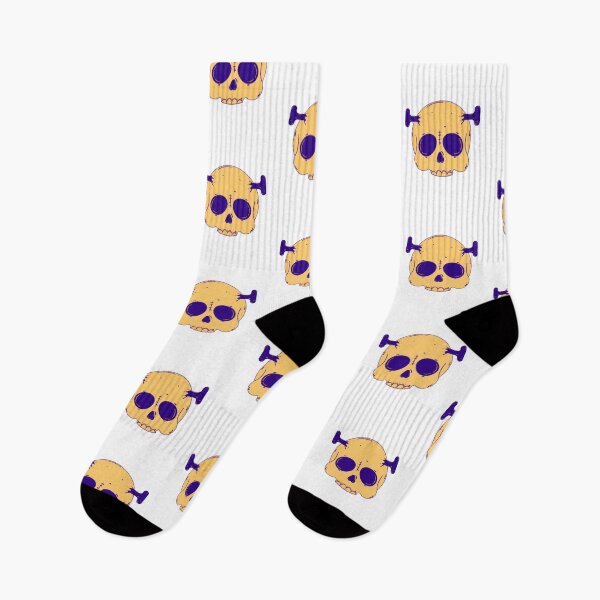 Item preview, Cute Cartoon Skull with Side Bones Halloween Art designed and sold by Horrify.