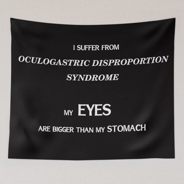 Item preview, Eyes versus stomach white for dark backgrounds designed and sold by sparkysrandom.
