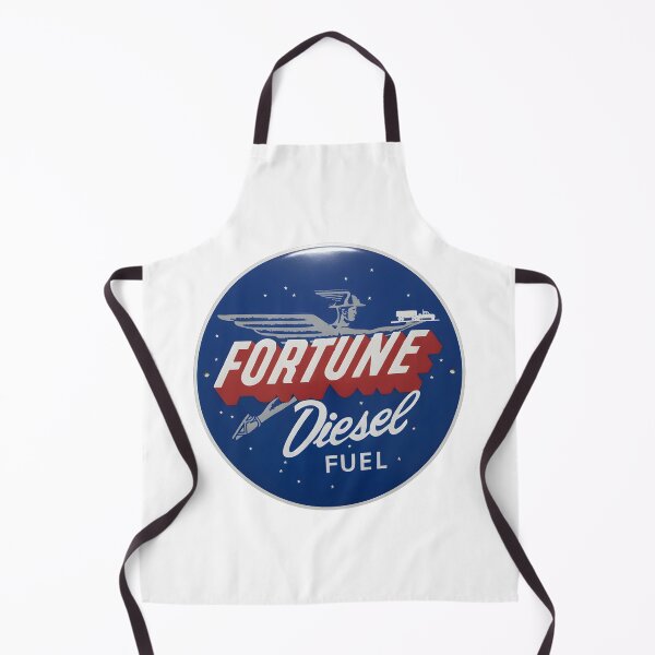 Item preview, Vintage Fortune Diesel Fuel Round Sign with Winged Messenger Graphic designed and sold by CharlieDesings.