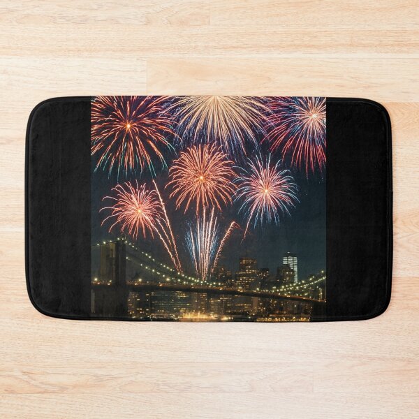 Item preview, New York Fireworks Brooklyn Bridge designed and sold by Lyvion design.