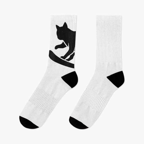 Item preview, Minimalist Cat Snowboarding Icon Design designed and sold by Uglyandcute.