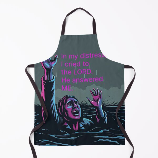 Item preview, In my distress, I cried to the LORD and he answered me. designed and sold by DesignAFind.