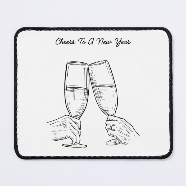 Item preview, Cheers To A New Year. designed and sold by Dinasshop.