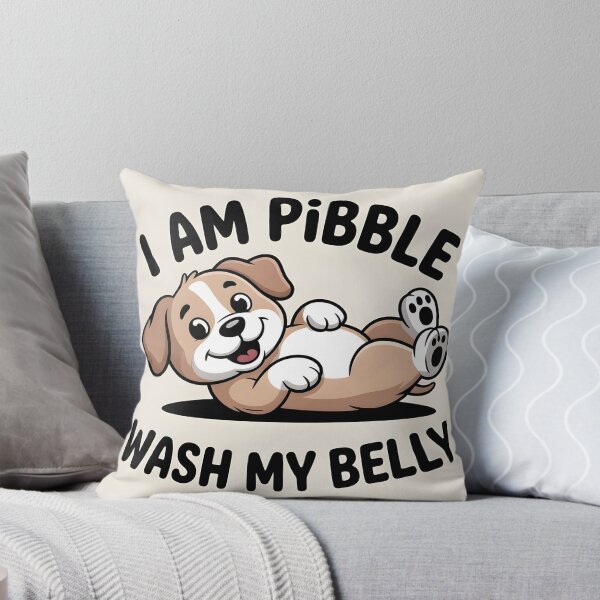 Item preview, i Am Pibble Wesh My Belly Funny Dog Shirt designed and sold by Viktorio Art Shop.
